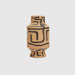 Abel - Earthenware Vase - Natural