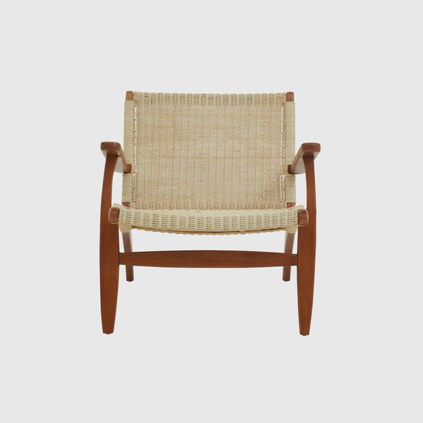 Ajus - Lounge Chair - Light Woven Rattan