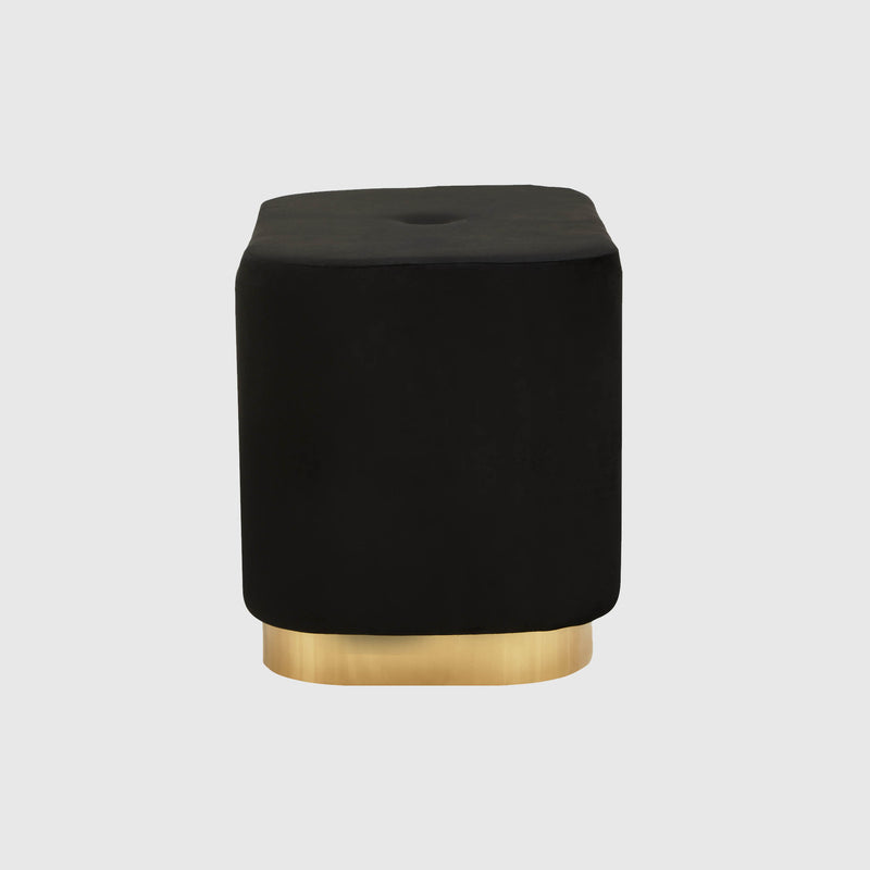 Arabella - Stool - Gold & Black