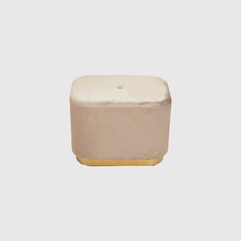 Arabella - Stool - Gold & Mink