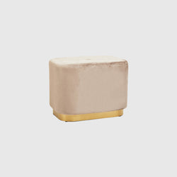 Arabella - Stool - Gold & Mink