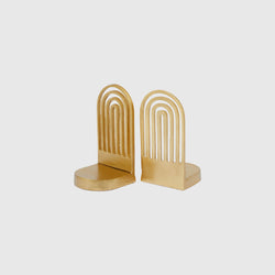 Calla - Gold Arch Bookends - Set of 2