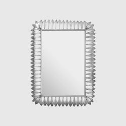 Emil - Leaf Wall Mirror - Silver