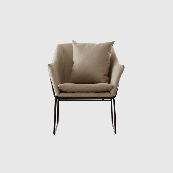 Frida - Armchair - Stone & Black