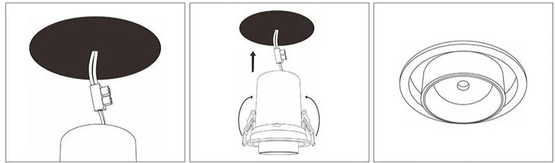 Minima Round Adjustable Recessed LED Downlight - White