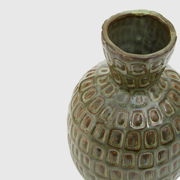 Jace - Green Ceramic Vase - Small