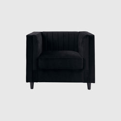 Jakob - Armchair - Grey Velvet