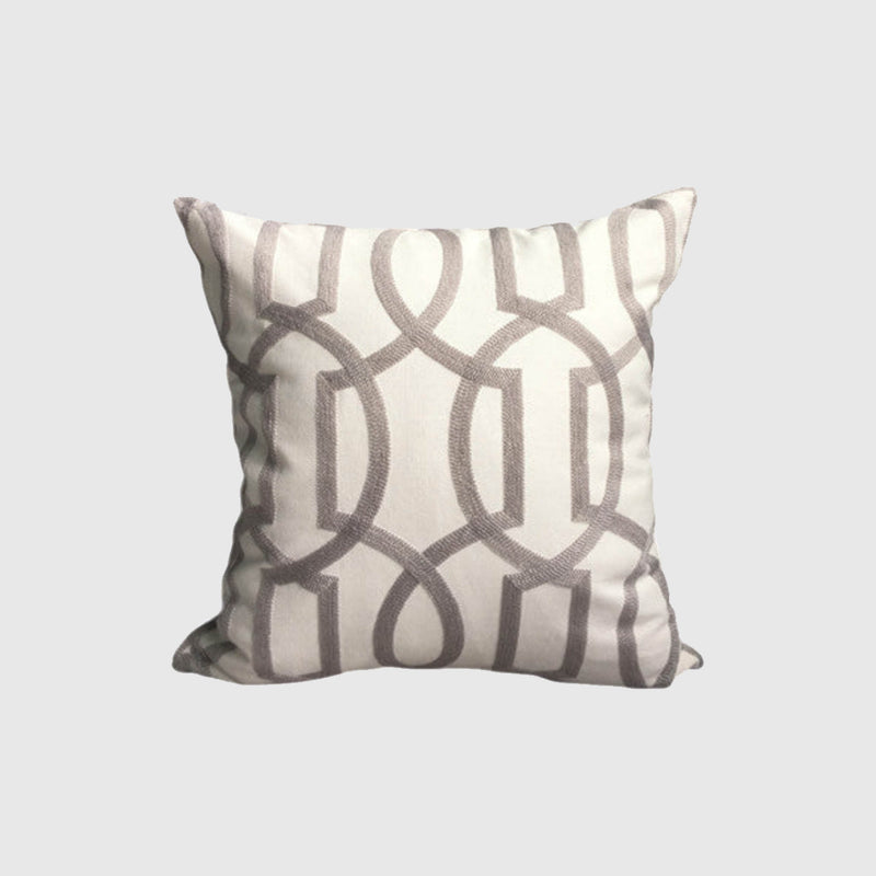 Julia Handmade Cushion Cover - 45 x 45 - Grey