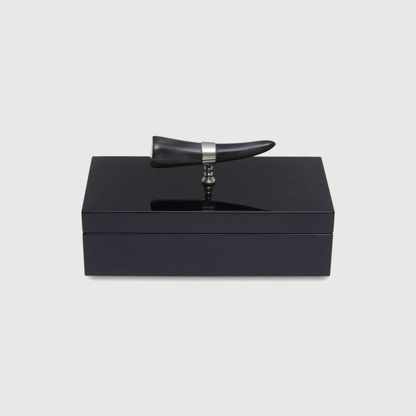 Juno - Rectangular Jewellery Box - Black