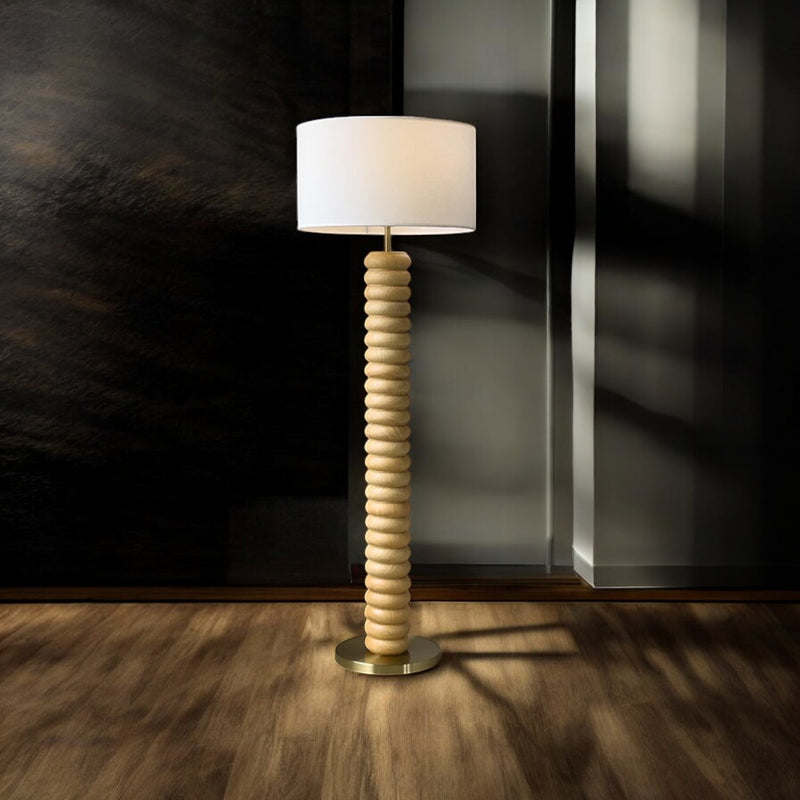 Bianca Floor Lamp - Light Wood