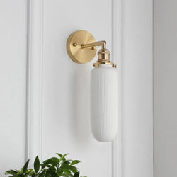 Camille Wall Light - Natural & Gold