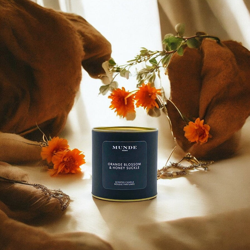 Scented Candle - Orange Blossom & Honeysuckle