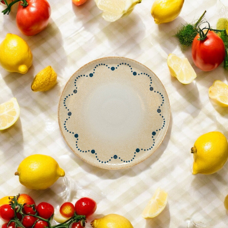 Capri - Porcelain Pizza Plates - Set of 6