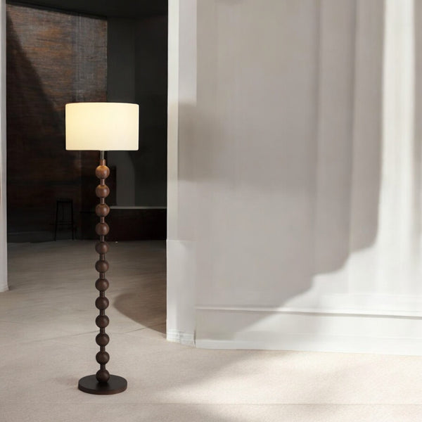 Caterina - Floor Lamp - Dark Wood