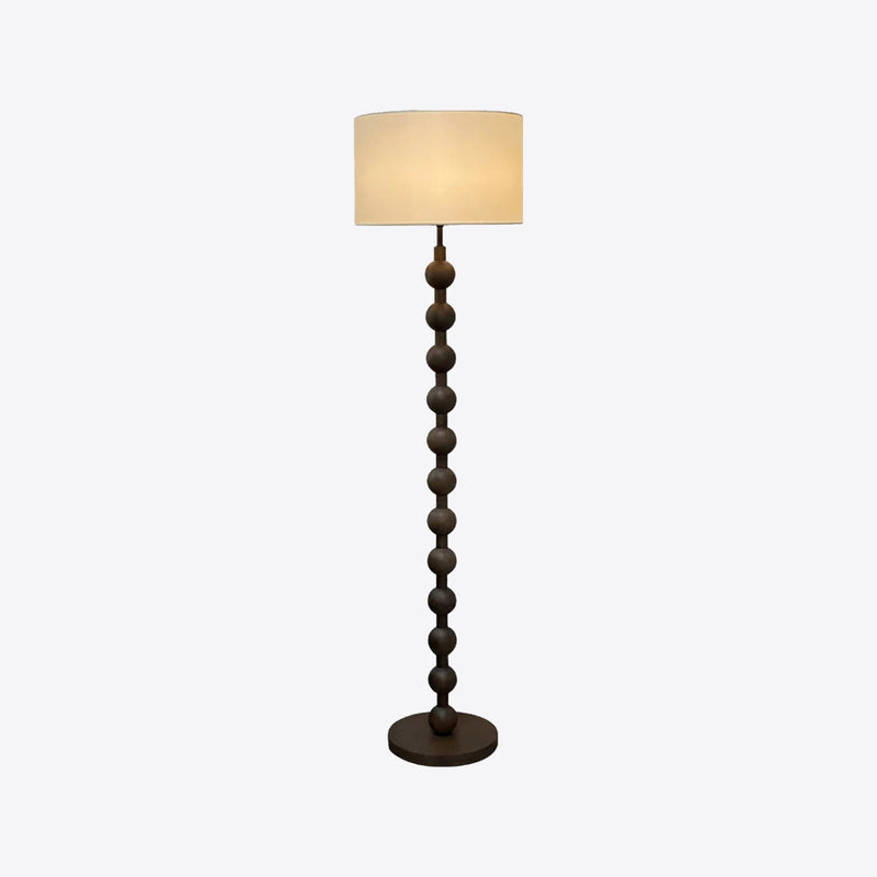 Caterina Floor Lamp - Dark Wood