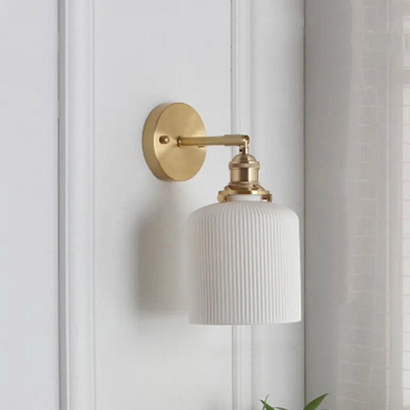 Celine Wall Light - Natural & Gold