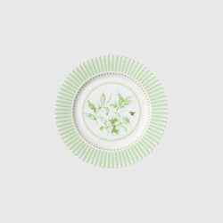 Elysian Green - Bone China Pizza Plates - Style A - Set of 12