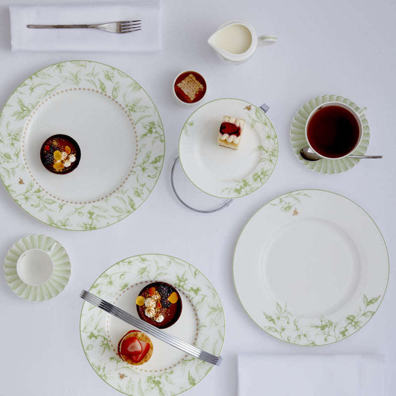 Elysian Green - Bone China Coffee Cups & Saucers - Set of 12