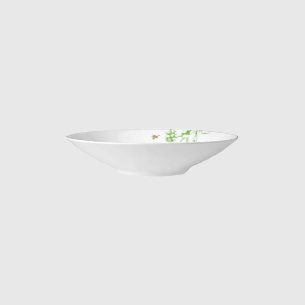 Elysian Green - Bone China Pasta Bowls - Set of 12