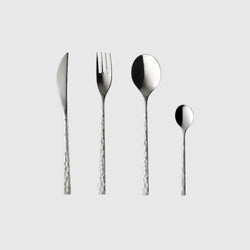 Juliette Hammered - 24 Piece Gift Boxed Cutlery Set