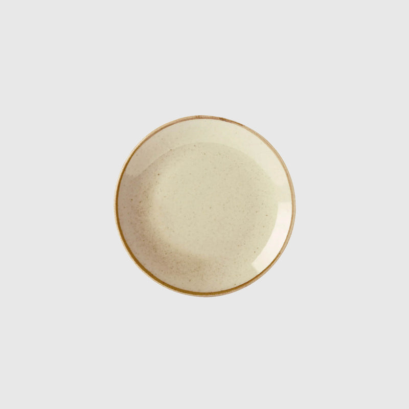 Linen - Porcelain Side Plates - Set of 6