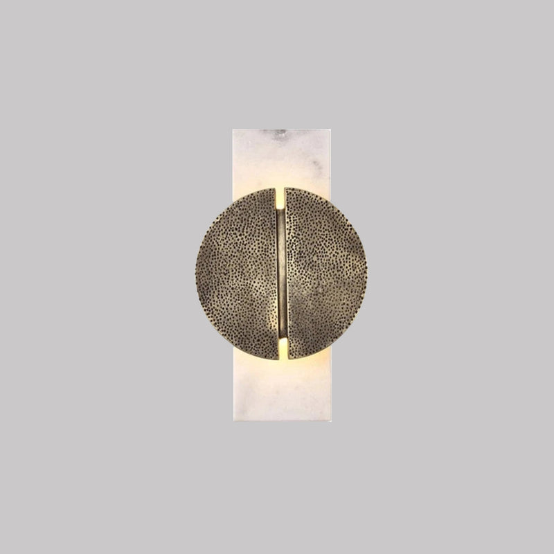 Marco Wall Light - White Marble & Gold