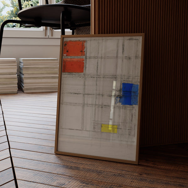 Piet Mondrian Study for a Composition - Poster
