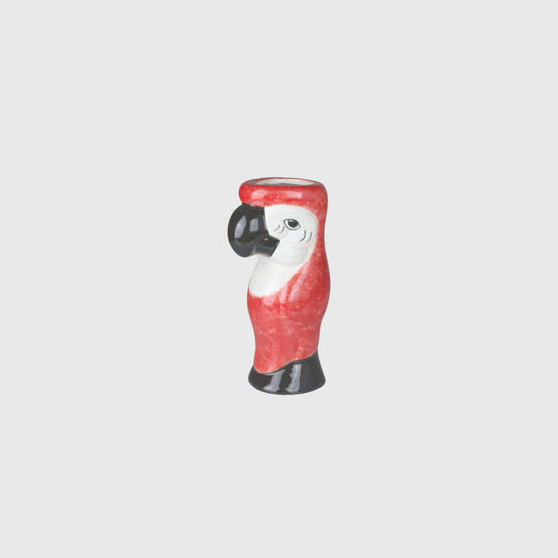 Parrot Red Handmade Ceramic Tumbler