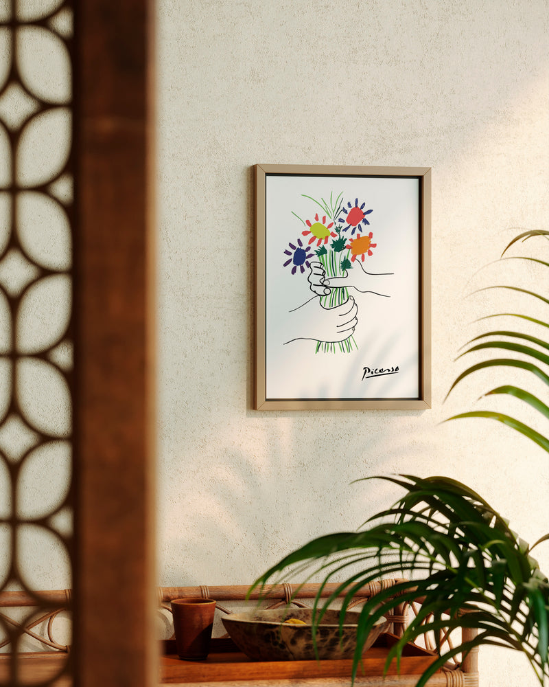 Picasso Bouquet of Flowers - Poster