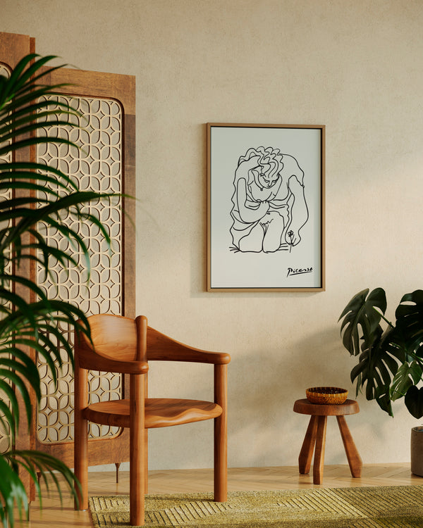 Picasso Line Drawing No.1 - Poster