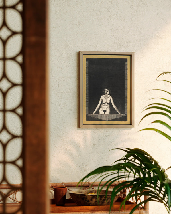 Samuel Jessurun de Mesquita Female Nude at Window  - Poster