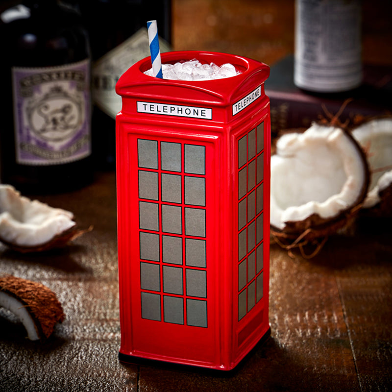 Telephone Box Handmade Ceramic Tumbler