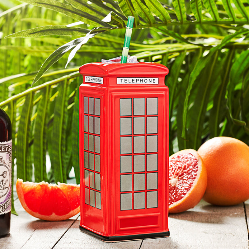 Telephone Box Handmade Ceramic Tumbler