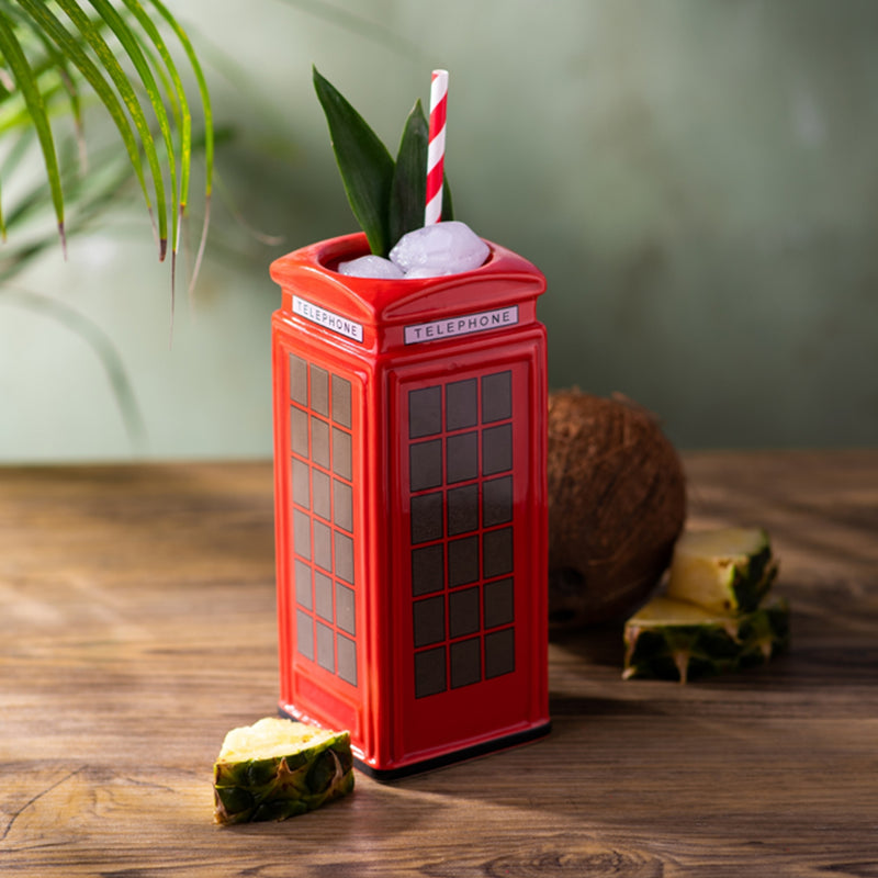 Telephone Box Handmade Ceramic Tumbler