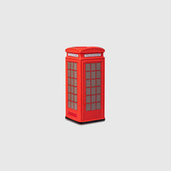 Telephone Box Handmade Ceramic Tumbler