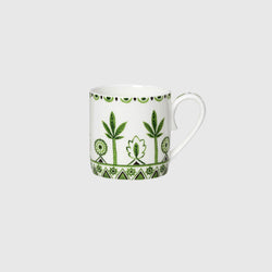 The Garden - Bone China Coffee Cups - Style B - Set of 12