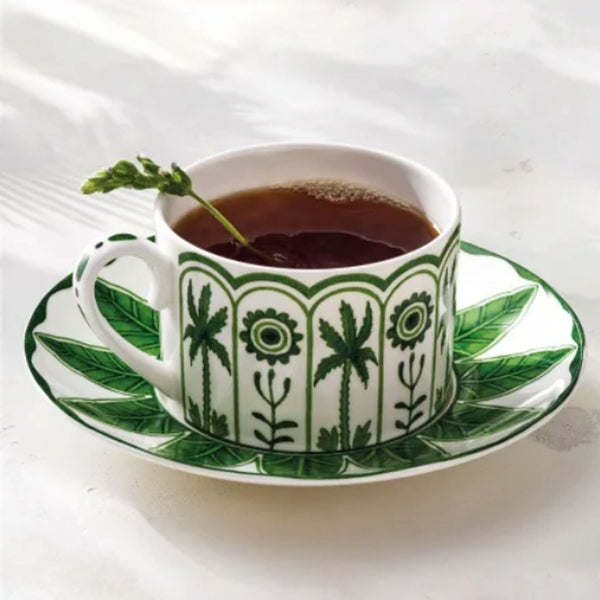 The Garden - Bone China Tea Cups - Set of 12