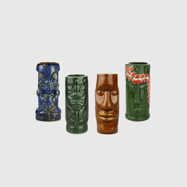 Tiki Handmade Ceramic Tumbler Party Pack No.1 - Set of 4