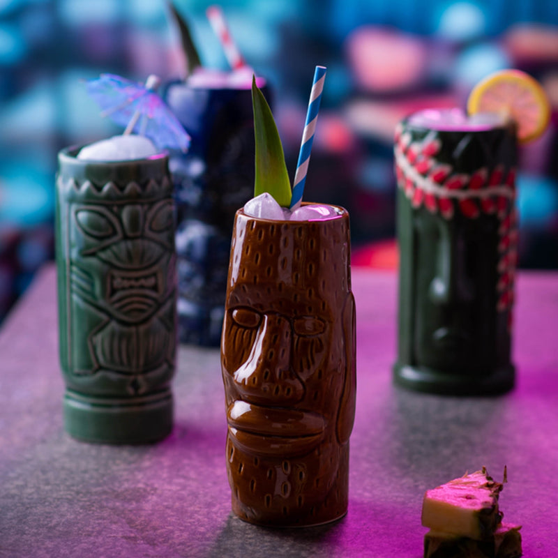 Tiki Handmade Ceramic Tumbler Party Pack No.1 - Set of 4