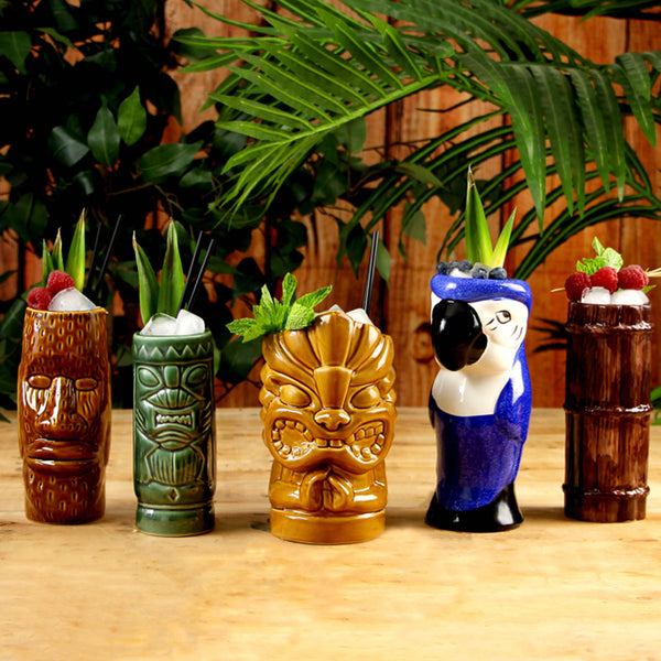 Tiki Handmade Ceramic Tumbler Party Pack No.2 - Set of 5