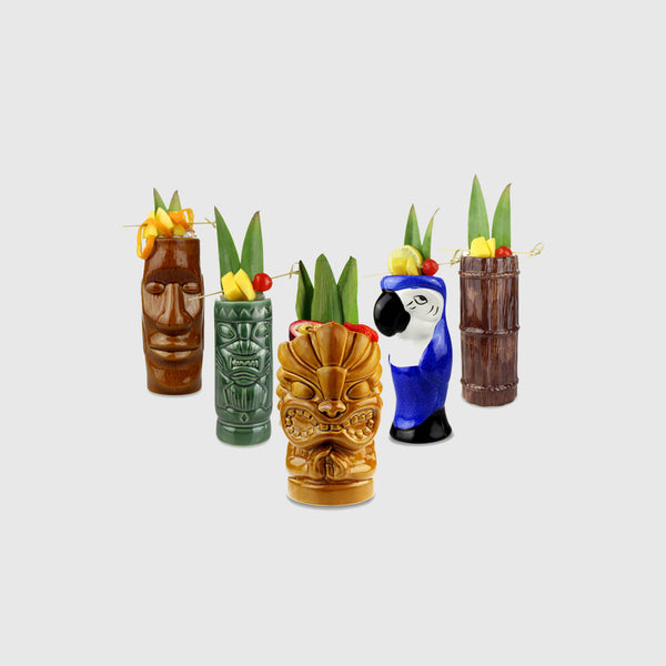 Tiki Handmade Ceramic Tumbler Party Pack No.2 - Set of 5