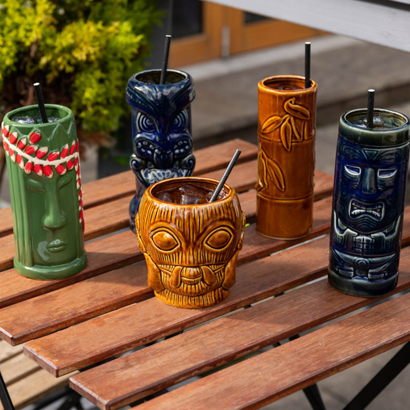 Tiki Handmade Ceramic Tumbler Party Pack No.3 - Set of 5