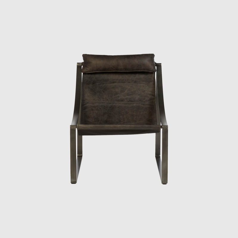 Nora - Leather Chair - Black