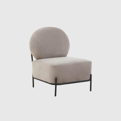 Grace - Lounge Chair - Mink Velvet