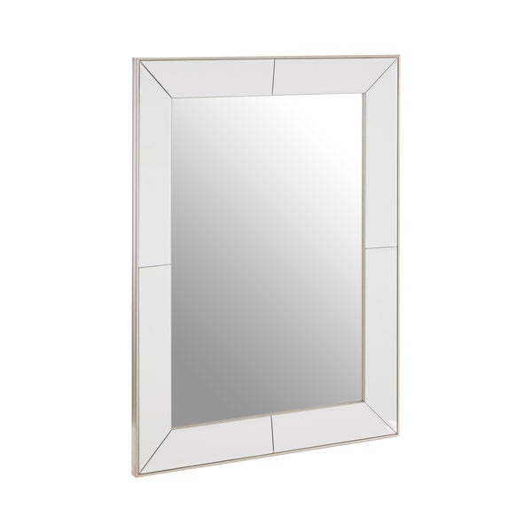 Jackie - Rectangular Wall Mirror - Silver