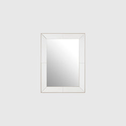 Jackie - Rectangular Wall Mirror - Silver