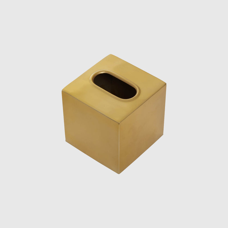 Portia - Tissue Box - Gold