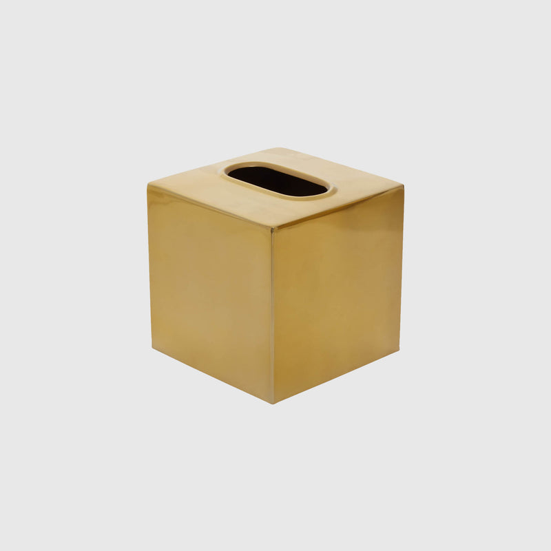 Portia - Tissue Box - Gold