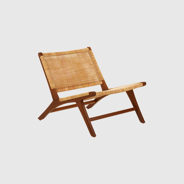 Raya - Lounge Chair - Teak Wood & Rattan