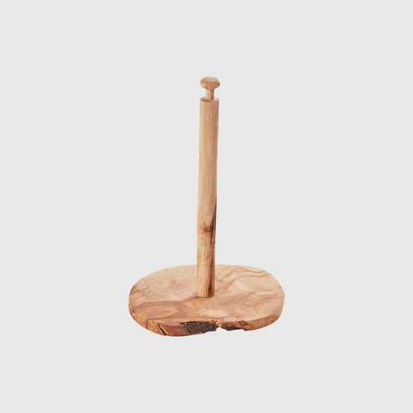 Rosalie - Kitchen Roll Holder - Olive Wood